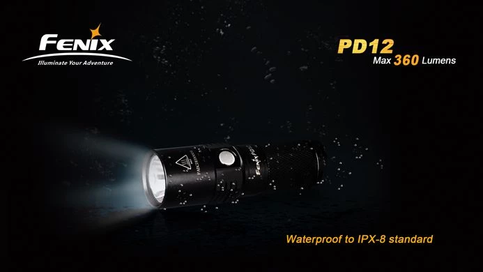 Fenix PD12 360 Lumen Flashlight Camp / Tramp