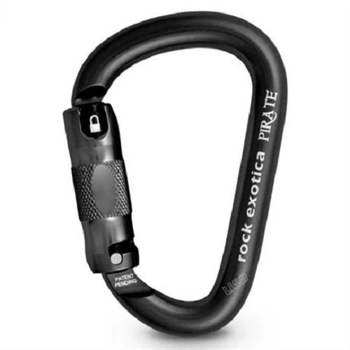 Rock Exotica Pirate Auto Lock Carabiner Black