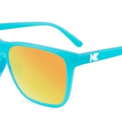 Accessories Knockaround Fast Lane Sport Polarized Sunglasses, Pool Blue/Sunset