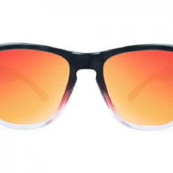 Knockaround Premiums Polarized Sunglasses, Glossy Black/Red Ice