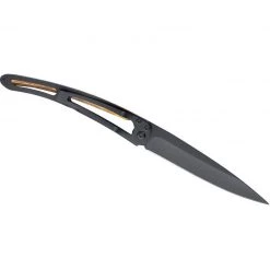 Deejo Black 37g Knife With Olive Wood Handle, Warm Blood Tools / Accessories