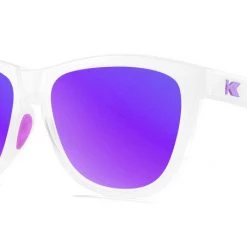 Knockaround Premiums Sport Polarized Sunglasses, Clear Jelly/Purple Accessories