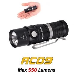 Fenix RC09 550 Lumen USB Rechargeable Flashlight Camp / Tramp