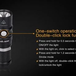 Fenix RC09 550 Lumen USB Rechargeable Flashlight Camp / Tramp