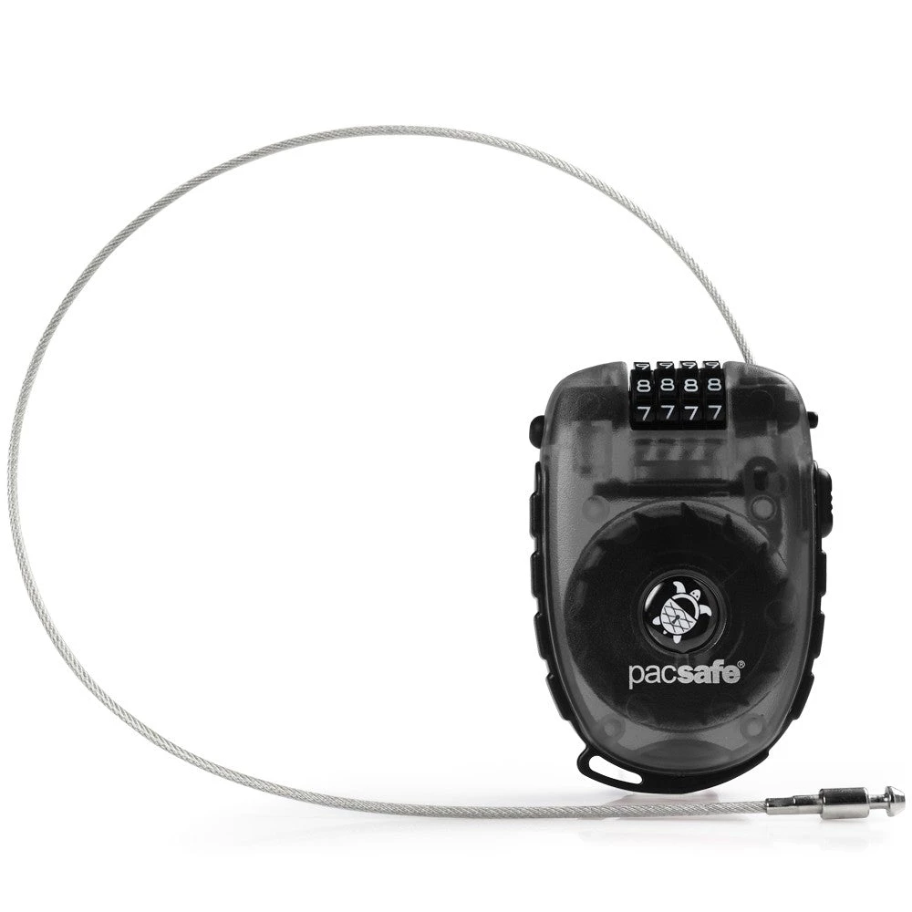 Pacsafe Retractasafe 250, 4 Dial Cable Lock- Smoke Travel