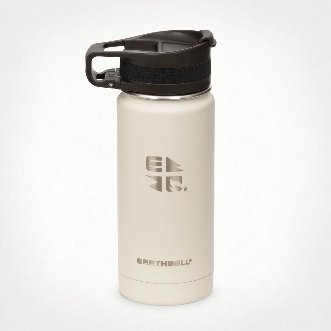 Earthwell Roaster Vacuum Bottle With Loop Cap, 470 Ml Hydration