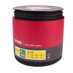 Fixe Pro Semi-Static Rope 10.5mm X 200 M, Black Climb