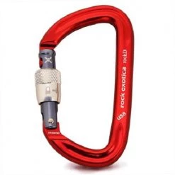 Climb Rock Exotica Rock D Screwlock Carabiners
