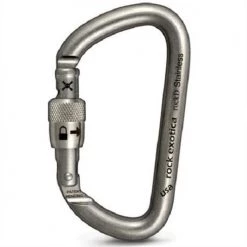 Climb Rock Exotica RockD Stainless Steel Screw Gate Carabiner