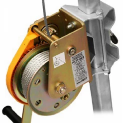 Zero Descend Winch With Pulley & Mounting Bracket Height Safety