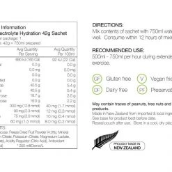 Pure Electrolyte Hydration Satchets 42g Food