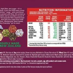 CookieTime OSM Everyday Nutrition Salted Maple Bars, 146g, 2 Pack Snacks