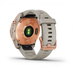 Garmin Fēnix® 7S – Solar Edition Rose Gold With Light Sand Band