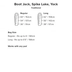 Sleeping Big Agnes Yock -18°C Downtek Sleep/Bag LH