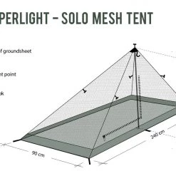 DD Hammocks Superlight Solo Mesh Tent Tents
