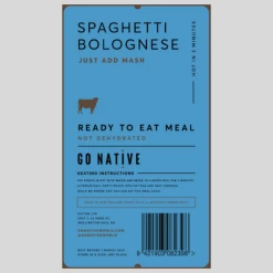 Go Native Spagetti Bolognese, 250g Food