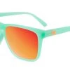 Knockaround Fast Lane Sport Polarized Sunglasses, Spearmint/Red Sunset Accessories