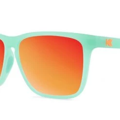Knockaround Fast Lane Sport Polarized Sunglasses, Spearmint/Red Sunset Accessories