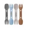 Camp Kitchen UCO Utility Spork 4-Pack With Lanyard, Assorted