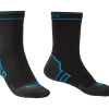 Bridgedale Storm Midweight Boot Length Socks, Black/Blue