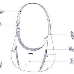 Travel Pacsafe Stylesafe Convertible Crossbody Bag, Black