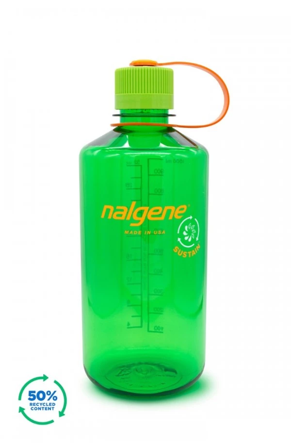 Nalgene Sustain Narrow Mouth 1 Ltr Bottle Water Bottles