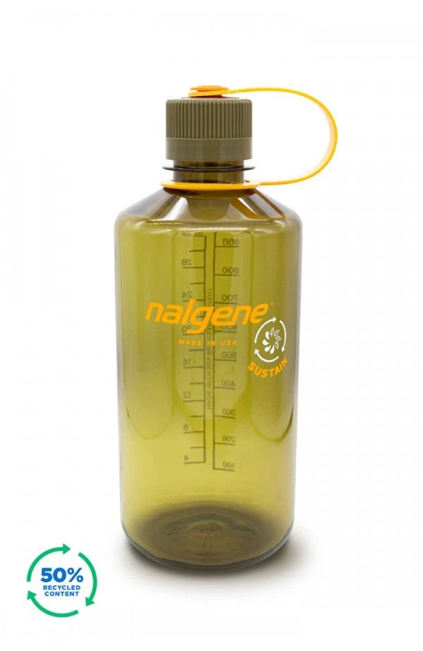 Nalgene Sustain Narrow Mouth 1 Ltr Bottle Water Bottles