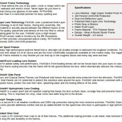 FishGillz Floating Sunglasses Riptide Blue Lens Fishing Gear