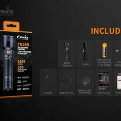 Fenix TK26 1500 Lumen Flashlight Camp / Tramp