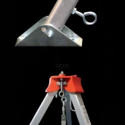 Zero Descend Mate Aluminium Tripod With Chain & Bag Camera Accessories