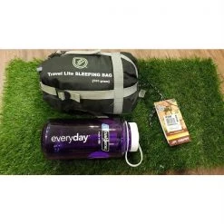 JR Gear Travel Lite Synthetic Sleeping Bag, Black Camp / Tramp