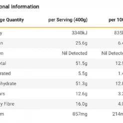 Radix Nutrition Food Radix Ultra 800 Plant-Based Indian Chickpea Curry