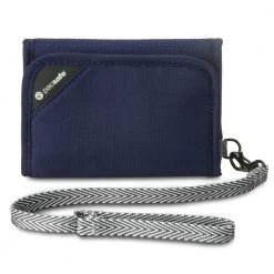 Pacsafe RFIDsafe V125 Tri-fold Wallet, Navy