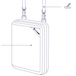 Pacsafe RFIDsafe V150 Compact Organiser, Eclipse Travel