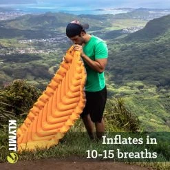 Klymit Insulated Static V Lite Sleeping Mat, Orange