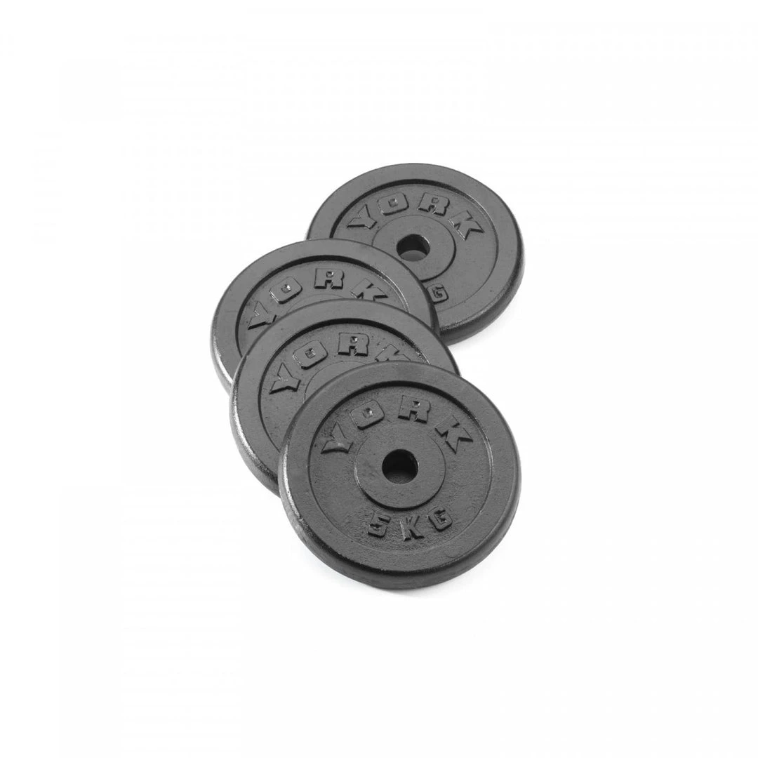 York Fitness Fitness Gear York Cast Iron Plate Weights