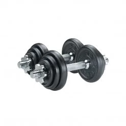 York Fitness Health / Fitness York Cast Iron Plate Dumbbell Set - 20kg