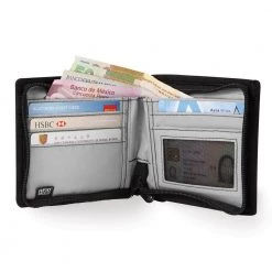 Pacsafe RFIDsafe Z100 Bi-fold Wallet, Black Travel