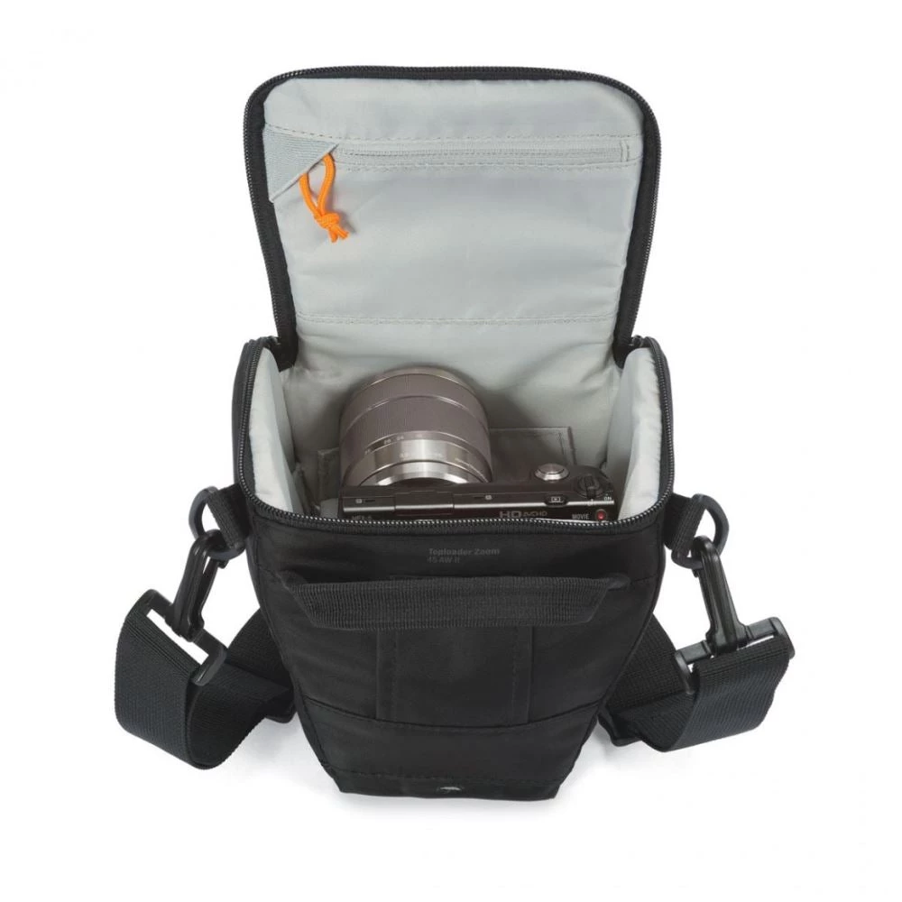 Camera Bags & Packs Lowepro Toploader Zoom Camera Bag 45 AW II Black